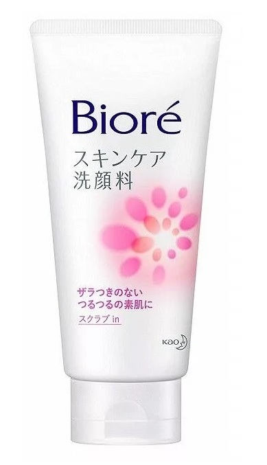 Освежающий скраб для лица Kao Biore Skin Care Facial Refreshment Scrub In, 130г ­