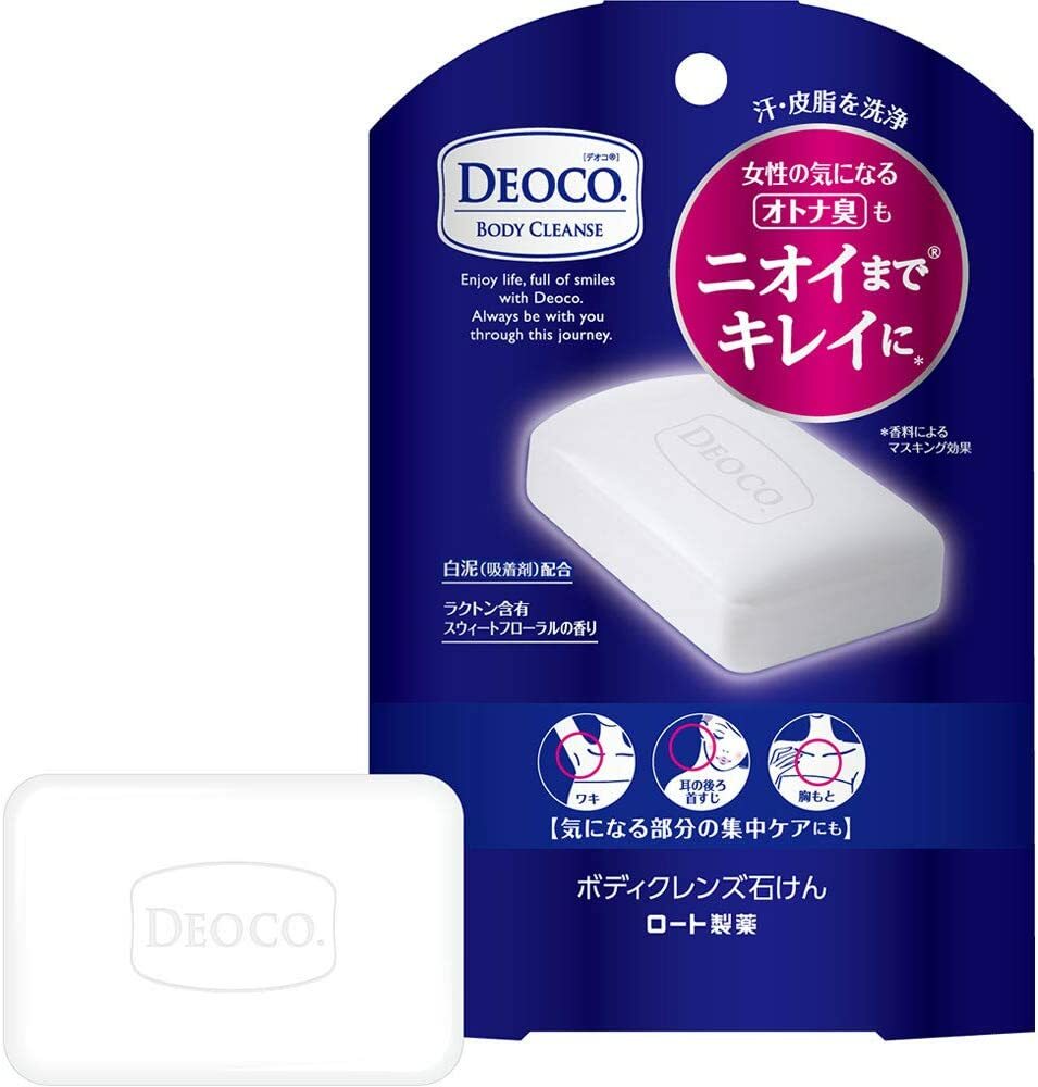 Rohto Deoco Body Cleanse мыло для тела против запаха 75 г