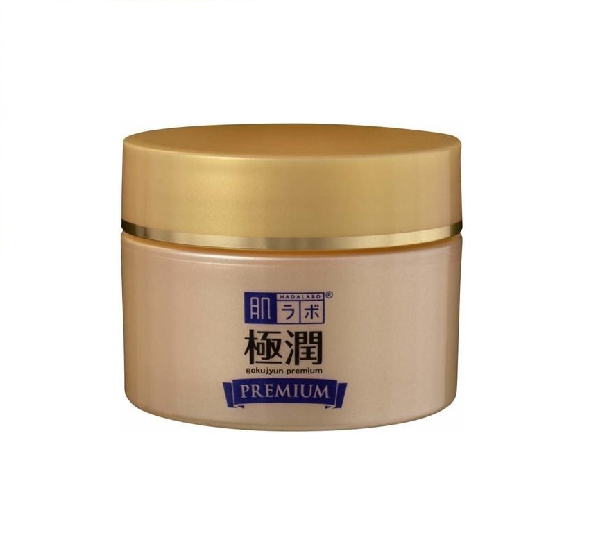 Увлажняющий лифтинг-крем золотой 7 типов гиалуроновой кислоты Gokujyun Premium HADA LABO, 50г