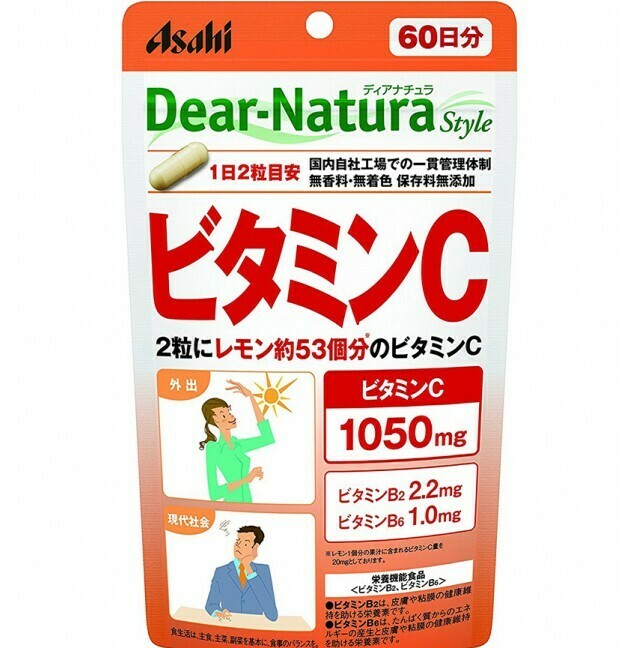 Asahi Витамина С Dear-Natura (1050 мг на 60 дней) Asahi Витамина С Dear-Natura (1050 мг на 60 дней)