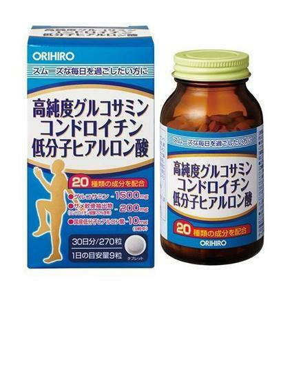 ORIHIRO Глюкозамин, хондроитин и гиалуроновая кислота (270 таблеток на 30 дней) ­­