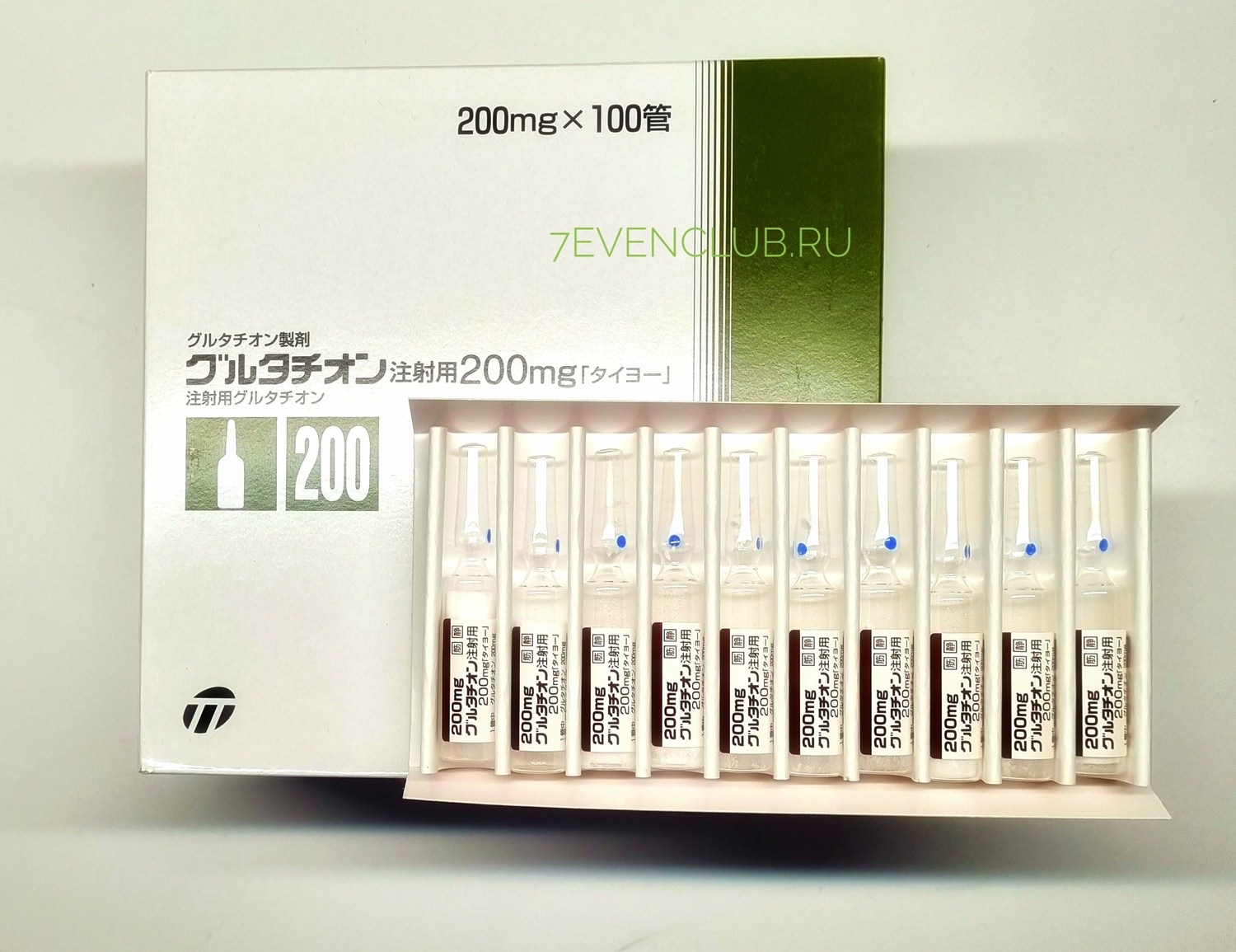Глутатион Японский антиоксидант Tathion, Glutatione поштучно, ампула 200мг