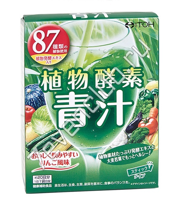 ITOH Аодзиру со вкусом Яблока (порошок 3г х 20 стиков) ITOH Аодзиру со вкусом Яблока (порошок 3г х 20 стиков)