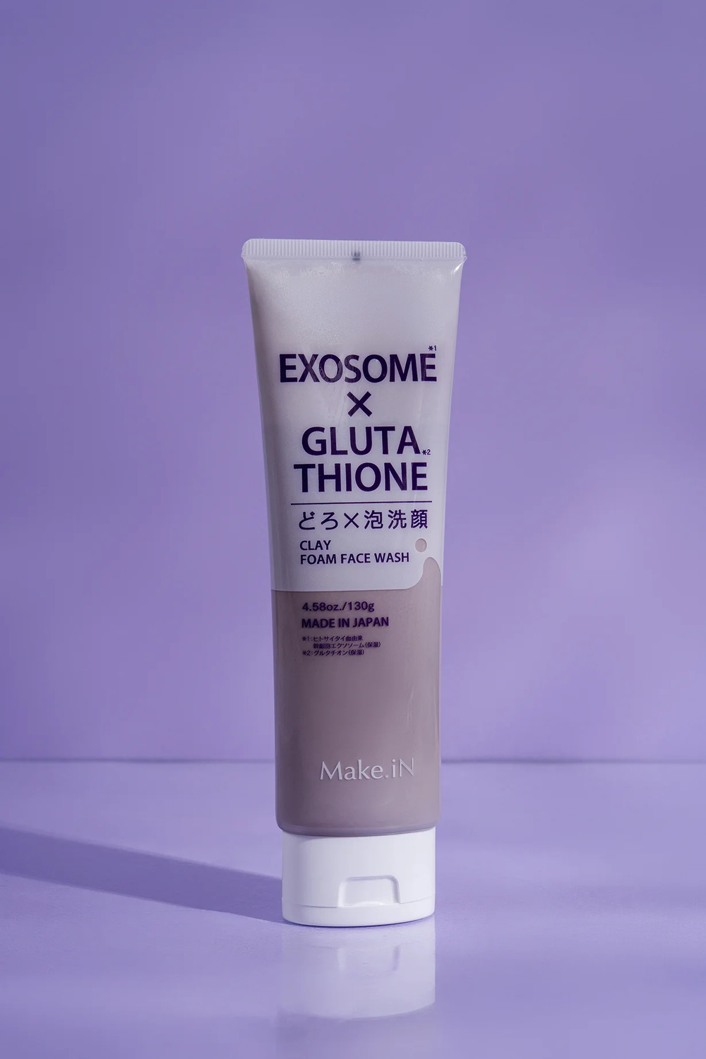 EXOSOME+GLUTACHIONE FACE WASH (Глубокоочищающая пенка для умывания с экзосомами, глутатионом и белой глиной), 130г