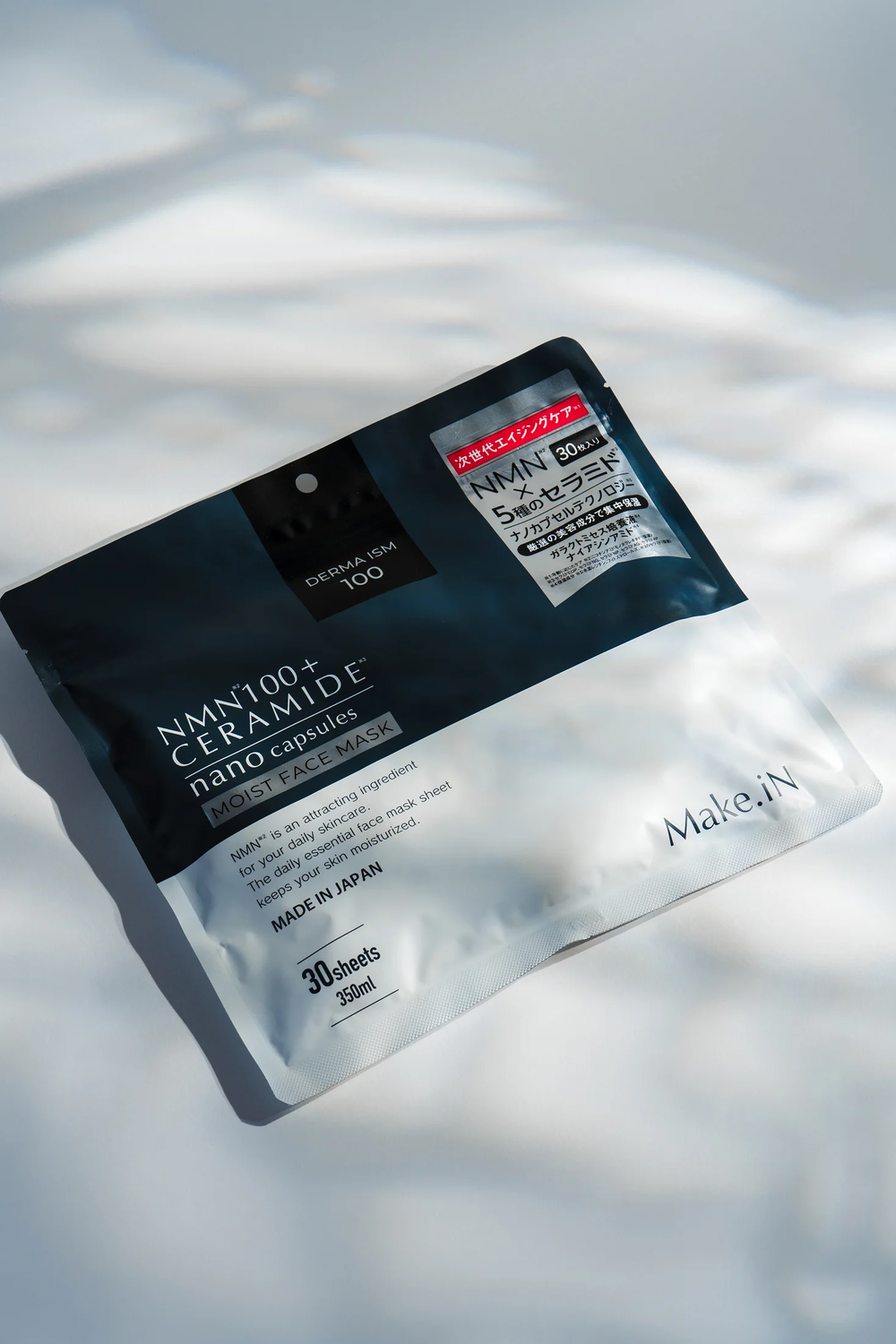 NMN100＋ CERAMIDE MOIST FACE MASK (Антивозрастная маска для лица c NMN, 5 видами керамидов, коллагеном, растительными экстрактами)