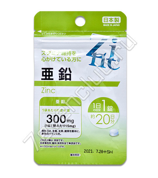 Daiso Цинк (20 таблеток на 20 дней) Daiso Цинк (20 таблеток на 20 дней)