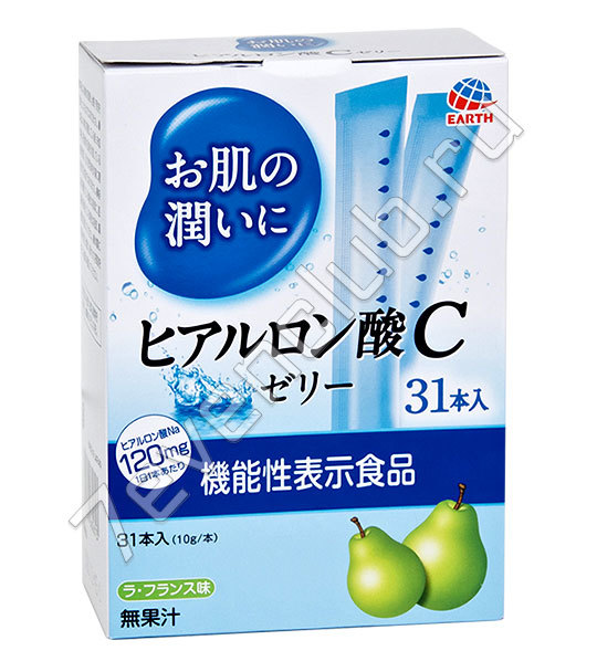Otsuka Желе с содержанием гиалурона, коллагена и витамина С, (вкус груша 31 стик)