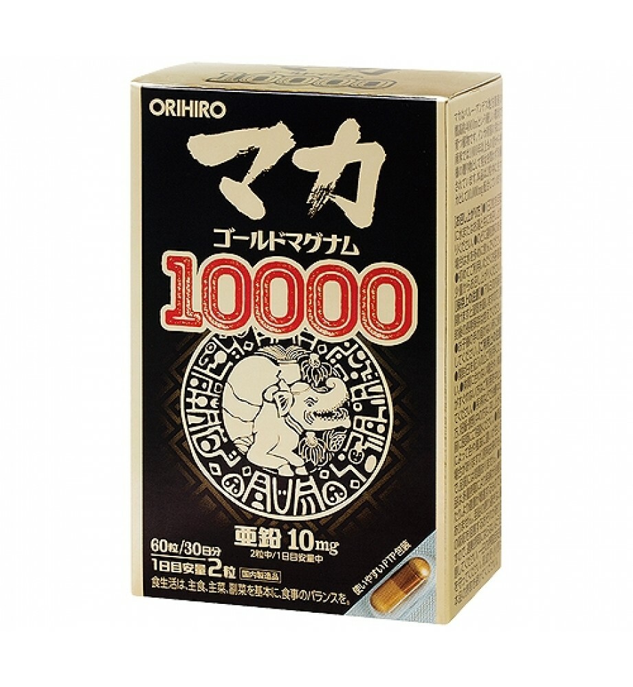 Orihiro Maca Gold magnum 10000 Мака Перуанская (60 капсул на 30 дней)