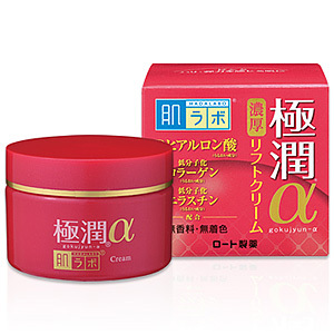 Крем для лица Антивозрастной гиалуроновый лифтинг крем HADA LABO Gokujyun Alfa Cream, 50г