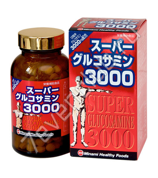 Minami Health Супер Глюкозамин 3000мг (360 таблеток, курс 30 дней)