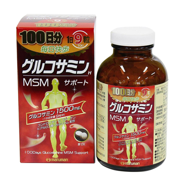 Maruman Глюкозамин 1500мг + MSM 200мг (на 100 дней)­