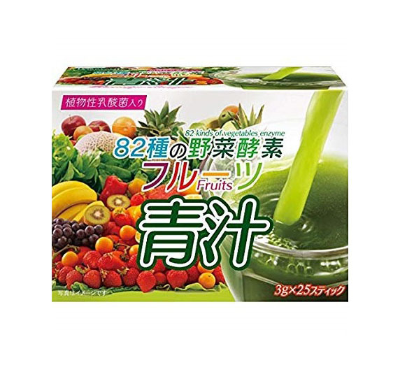 Аодзиру ячменный+ 82 вида овощных и фруктовых энзимов Hikari (порошок 3г х 25 стиков) Аодзиру ячменный+ 82 вида овощных и фруктовых энзимов Hikari (порошок 3г х 25 стиков)
