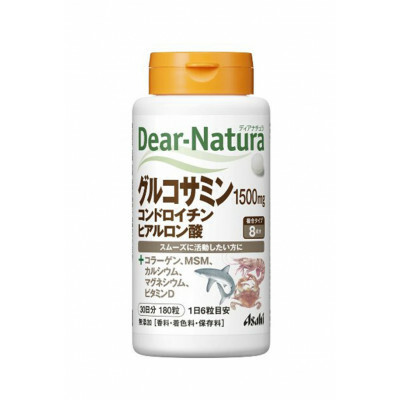 Dear-Natura Asahi глюкозамин, хондроитин, гиалуроновая кислота (180 таб на 30 дней)