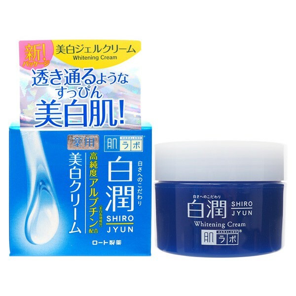 Отбеливающий крем для лица с арбутином Shirojyun Cream HADA LABO, 50г