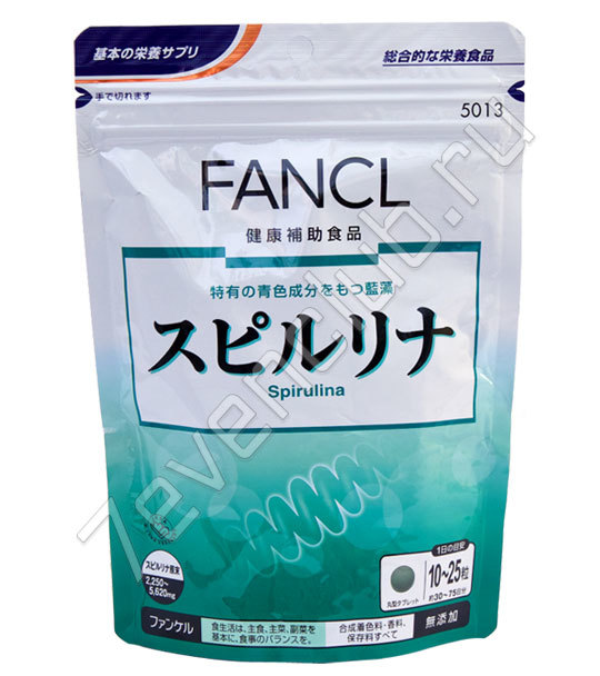 Fancl Спирулина (750 таблеток на 30 - 75 дней)