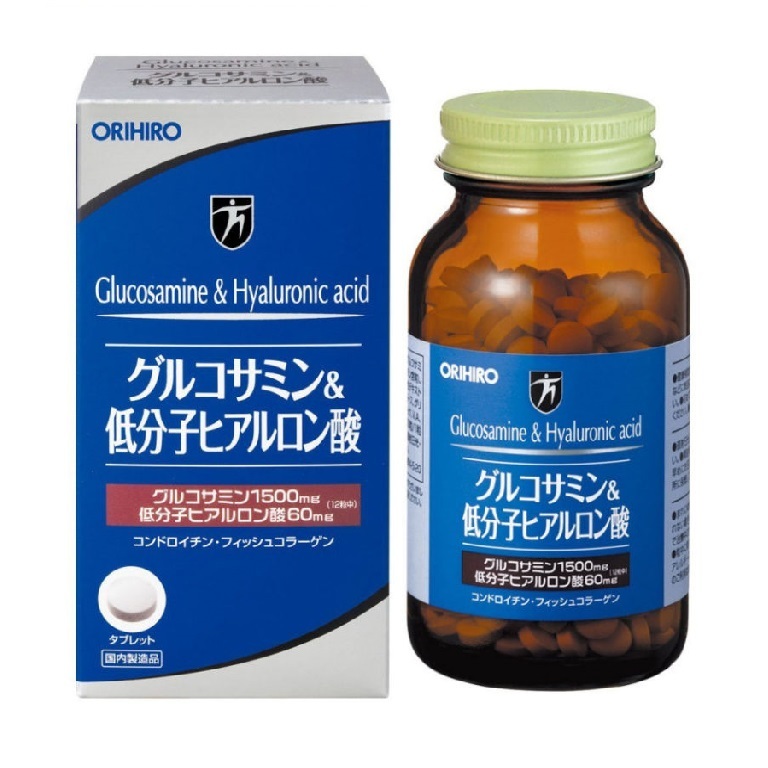 Orihiro Глюкозамин и Гиалуроновая кислота (432 таблетки на 36 дней)