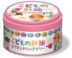 Жевательные витамины + минералы + омега-3 + лютеин, на 60 дней, Chubu Yakuhin Children Liver Oil Drop Jelly