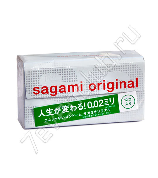 Презервативы Sagami Original (зеленая полоска) 10 шт