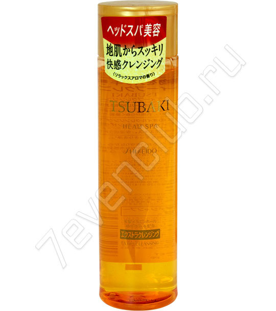Шампунь Shiseido Tsubaki Head Spa с эфирными маслами и с маслом камелии, 280мл